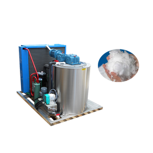 Affettatrice industriale del ghiaccio secco del fiocco dell'<span class=keywords><strong>acqua</strong></span> dolce <span class=keywords><strong>acqua</strong></span> salata del mare 3 tonnellate macchina del creatore dell'affettatrice del chip della <span class=keywords><strong>neve</strong></span> del ghiaccio del fiocco per il pesce - Product Image 1