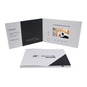 2018 el más nuevo invitación de folleto de video/lcd reproductor de vídeo tarjeta de felicitación - Product Image 2