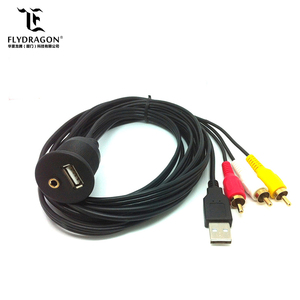Coche <span class=keywords><strong>doble</strong></span> USB enchufe <span class=keywords><strong>adaptador</strong></span> <span class=keywords><strong>mini</strong></span> USB a 3.5mm <span class=keywords><strong>Jack</strong></span> - Product Image 2