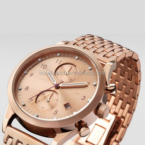 2015 of Vogue from the customs <strong>Chrono</strong> style 3 <strong>Bars</strong> Japanese Japan Movt quartz clock stainless stell watch - Product Image 4