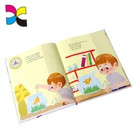 ปกแข็งที่กำหนดเองหนังสือพิมพ์การเรียนรู้ภาษาอังกฤษเด็กหนังสือเรื่องราวสำหรับเด็กทารกเด็ก