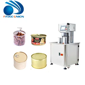 Semi auto paint tin can sealing machine for sale