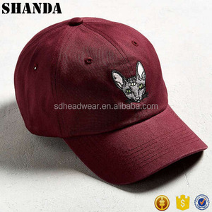 Su ordine 6 pannello <span class=keywords><strong>cappello</strong></span> papà berretto da baseball borgogna ricamo su misura <span class=keywords><strong>cappello</strong></span> papà - Product Image 2