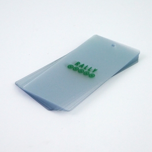 Eco- vriendelijke pp/huisdier/afgedrukt duidelijk pvc plastic kledingstuk/kleding hang tag, labels en tags, plastic klep zakken - Product Image 2