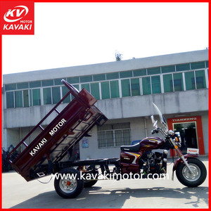 Chine motorisé cargaison tricycle, 200cc refroidi par air moteur moto trike - Product Image 6