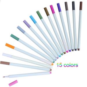 Fabricado en China colores surtidos marcador metálico cepillo suave Marker Pens Set - Product Image 6