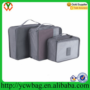 7 Ensembles Voyage Organisateurs Blanchisserie Sac Bagages De Compression Sachets D'emballage Cubes - Product Image 3