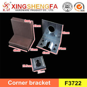 Großhandel Kunststoff-Schrankwinkel Holzschrank-Eckregalhalterung mit Kunststoffabdeckung - Product Image 5