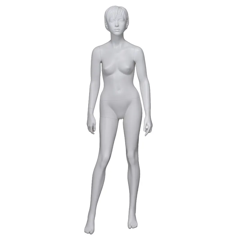Full body realistic face size shop decorative used female teen child teenage girl mannequin