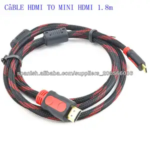 Cable HDMI a Mini HDMI para Panasonic Lumix DMC FS25 FT1 FT2 FX40 FX77 FX78