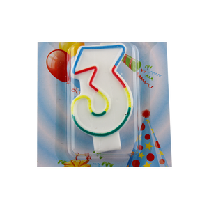 Vela con número de oro de cumpleaños al por mayor - Product Image 1