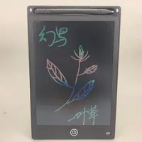 8.5 inç hiçbir mürekkep gökkuşağı renkli LCD çizim tahtasında yazma tablet silme not defteri hiçbir tebeşir kayrak Doodle Pad elektronik Blackbo