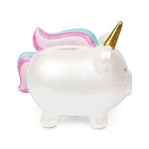 <span class=keywords><strong>Tirelire</strong></span> en céramique blanche en forme de <span class=keywords><strong>licorne</strong></span> arc-en-ciel Starpoint mignonne - Product Image 4