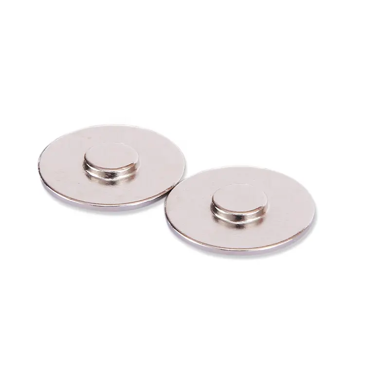 Good looking N45 magnetic snap button neodymium magnets Small Ni Coating buckle for bags