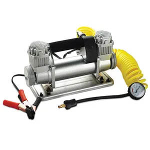 Compressor de ar portátil para caminhão, compressor de ar de alto volume de 12 v para pneu resistente inflador de pneu de carro