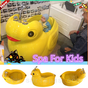 2015 bambino bella anatra giallo vasca getti d'acqua portatile vasca da bagno per bambini - Product Image 2