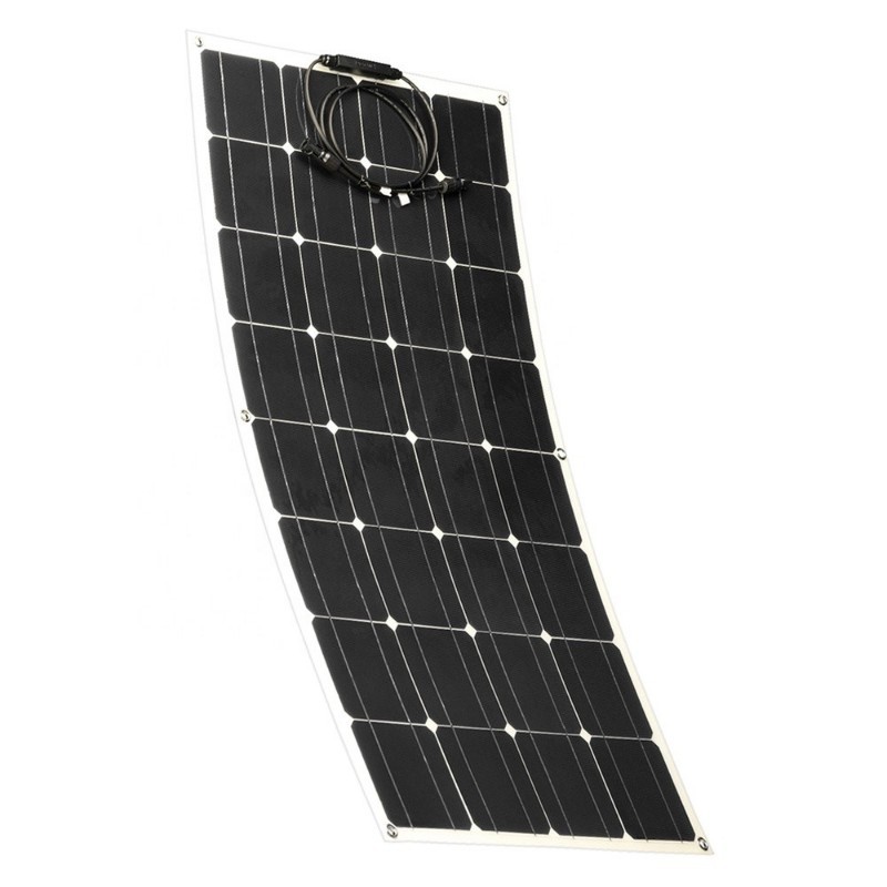 100 Watt 12 Volt <strong>Flexible</strong> Monocrystalline <strong>Solar</strong> <strong>Panel</strong> Monocrystalline High Quality <strong>Solar</strong> <strong>Panel</strong> <strong>Kit</strong> for Boat Garden Camping