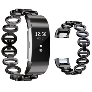 En gros Remplacement <span class=keywords><strong>Bracelet</strong></span> En <span class=keywords><strong>Acier</strong></span> Inoxydable Bracelets Montres Pour Fibit, <span class=keywords><strong>Bracelet</strong></span> Pour <span class=keywords><strong>Fitbit</strong></span> Charge 2 Bande Métallique - Product Image 2