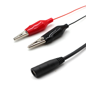 Oro <span class=keywords><strong>jack</strong></span> de audio de 3,5mm macho <span class=keywords><strong>a</strong></span> pinzas de cocodrilo <span class=keywords><strong>cable</strong></span> 35mm con pinzas de cocodrilo - Product Image 2