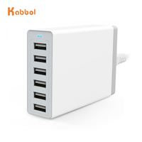 Anker Quick Charge 3.0 60W 5V 12A 6 ports USB rapide Chargeur mural de voyage intelligent multi-ports USB Chargeur adaptateur pour téléphone et tablette
