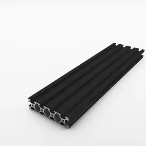 黑色阳极氧化 80毫米 x 20毫米 T 槽铝挤出型材