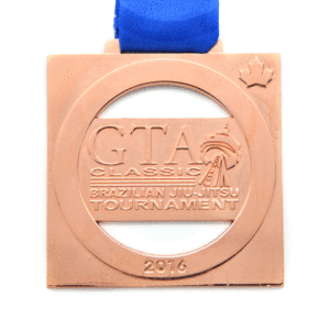 Jitsu torneo emboss square arena efecto medalla - Product Image 2