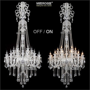 2 Meter Sang Trọng Thiết Kế Dài Big Crystal Chandelier Chiếu Sáng, Rõ Ràng Crystals Lớn Chandelier MD2456 L18 - Product Image 2