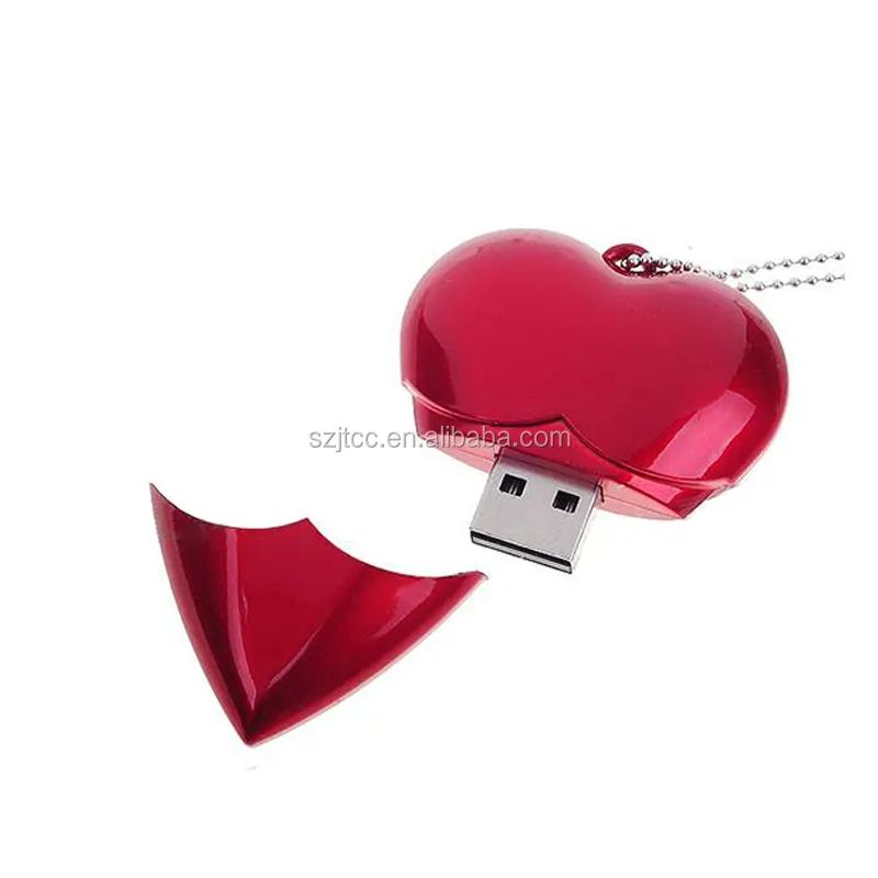 Kdata Promocional Presente De Casamento Pendrive Amor Coração Forma 8GB 16GB 32GB 64GB USB Flash Drive