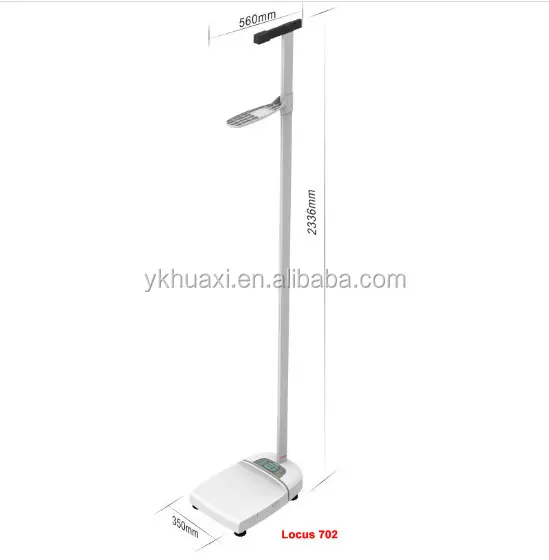 clinic height weight scale with weight measure