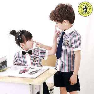 kids school uniform wholesale OEM Service Primary School Uniforms Design