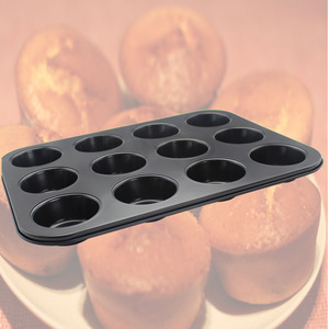 ノンスティック耐熱皿ベーキングパン、マフィンベーキングモールドベーキングツールマフィンケーキパン - Product Image 5