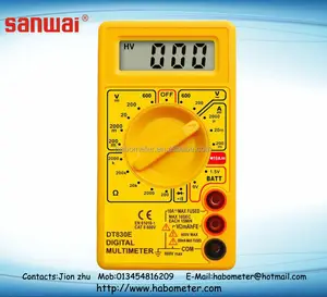 Multimètre numérique DT830E, CE(CAT II), petit outil de mesure