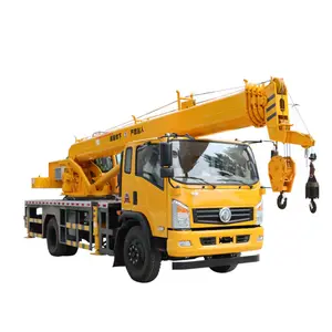 Kondisi Baru dan Truk Derek Fitur HOWO 6X4 10ton Lipat Truk Mounted Crane