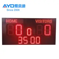 Elektronische Honkbal Led Scorebord Voor Outdoor, Rf Afstandsbediening Internet Controle 7 Segment Led Display