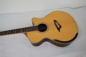 China Aiersi Fan Fret Design Solid Top chitarra acustica - Product Image 4