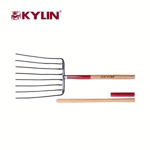 Fourchette forgée avec <span class=keywords><strong>manche</strong></span> en bois <span class=keywords><strong>de</strong></span> frêne - Product Image 3