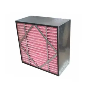 Filtro de aire secundario, sistema HVAC F6 F7 F8 F9, tipo caja