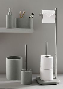 Gris arena piedra clásico Baño <span class=keywords><strong>de</strong></span> resina <span class=keywords><strong>dispensador</strong></span> <span class=keywords><strong>de</strong></span> jabón para Hotel estrellas - Product Image 6