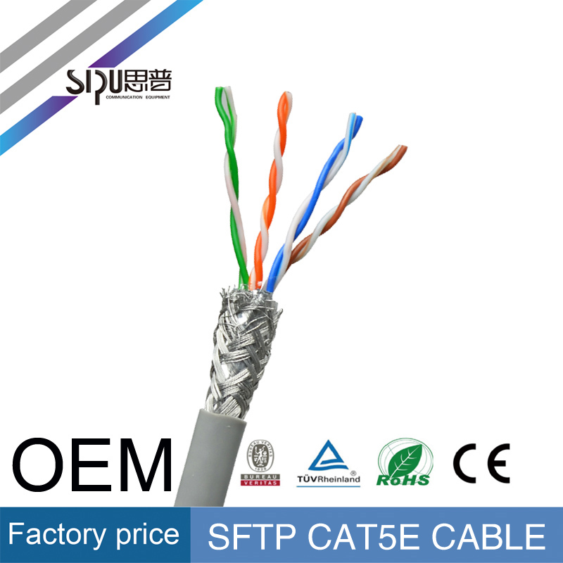 SIPU высокое качество заводская цена cat 5e ethernet сеть lan sftp cat5 кабель