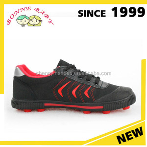 Alibaba caliente <span class=keywords><strong>de</strong></span> <span class=keywords><strong>la</strong></span> lona zapatos del punto, negro alto y ata para arriba el pico <span class=keywords><strong>de</strong></span> goma <span class=keywords><strong>de</strong></span> los zapatos corrientes - Product Image 2