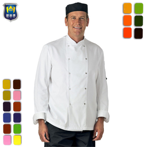 Uniforme de Chef Bragard, Chaqueta Francesa de Chef, Uniformes de Trabajo para Chefs Filipinos - Product Image 5