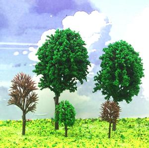 Modelo 3D de plástico en miniatura árbol en tren <span class=keywords><strong>MT09</strong></span>-50 - Product Image 2