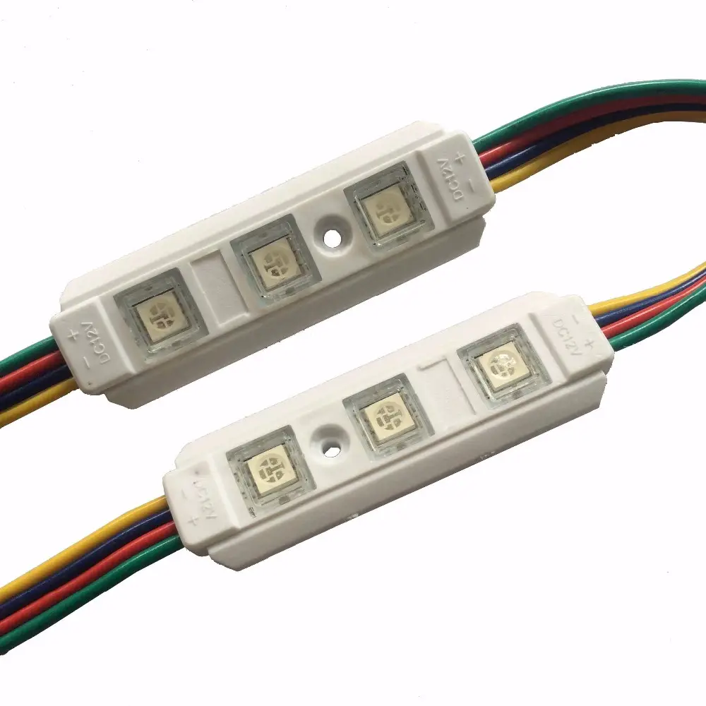 CE Rohs certificados SMD5050 RGB impermeable DC12V inyección Mini Led módulo