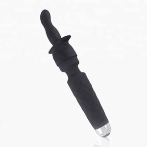 Tragbarer Mini-Zauberstab Vaginal-Massagegerät AV-Vibratoren Erotikspielzeug für Erwachsene Frauen mit Kopfbedeckung - Product Image 1