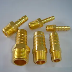 air hose barbed brass fitting , male 1/4''*1/8'' hose I.D.