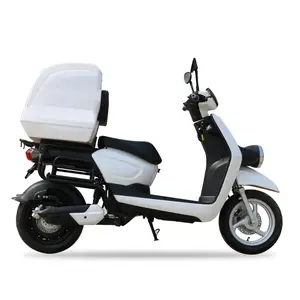 EEC,COC,CE Lithium Battery Powered Thức Ăn Nhanh Giao Hàng Xe Máy Scooter Với Hộp Lớn Cho Các Nước Châu Âu