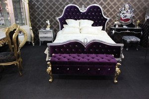 Style européen sculpté chambre meubles / <span class=keywords><strong>roi</strong></span> italien chambre meubles / style français meubles de chambre blanche - Product Image 3