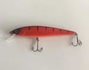 fishing gear supplier hot sale 3D new technology minnow series ABS plastic fishing lures with hooks