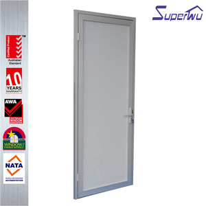 Hợp kim nhôm as2047 as2208 Tiêu chuẩn chống đạn Bản lề cửa phân vùng khách sạn hiện đại sử dụng màu trắng không thấm nước - Product Image 5