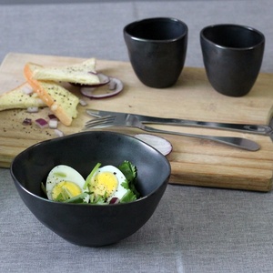 Vajilla <span class=keywords><strong>de</strong></span> Cerámica con Acabado Metálico Mate, Juego <span class=keywords><strong>de</strong></span> Vajilla Moderno y Minimalista, Juego <span class=keywords><strong>de</strong></span> Utensilios <span class=keywords><strong>de</strong></span> Color Sólido, 6 Tamaños - Product Image 4